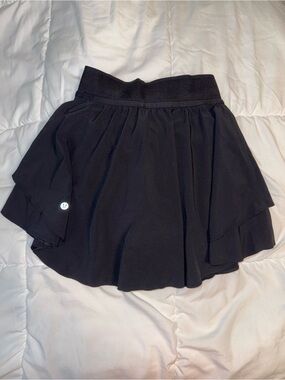 lululemon athletica Black Layered Skater Skirt